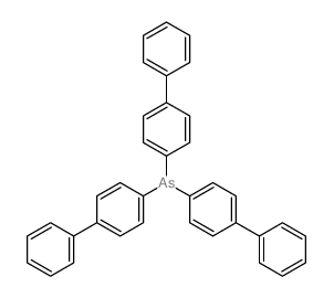 Arsine,tris([1,1'-biphenyl]-4-yl)- structure