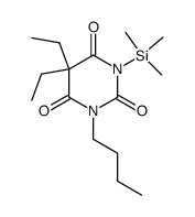 1-Butyl-5,5-diethyl-3-(trimethylsilyl)-2,4,6(1H,3H,5H)-pyrimidinetrione picture