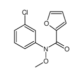 N-(3-chlorophenyl)-N-methoxyfuran-2-carboxamide Structure