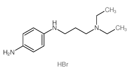 1,4-Benzenediamine,N1-[3-(diethylamino)propyl]-, hydrobromide (1:2)结构式