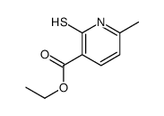 ethyl 6-methyl-2-sulfanylidene-1H-pyridine-3-carboxylate Structure