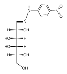 al-D-galactose-4-nitrophenylhydrazone Structure