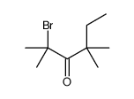 2-bromo-2,4,4-trimethylhexan-3-one结构式