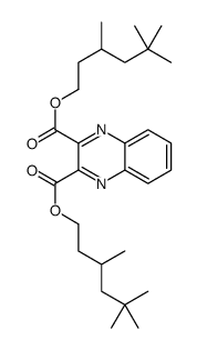 bis(3,5,5-trimethylhexyl) quinoxaline-2,3-dicarboxylate Structure