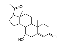 4-Pregnen-7beta-ol-3,20-dione structure