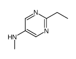 (2-乙基-嘧啶-5-基)-甲胺结构式