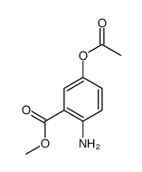 methyl 5-acetyloxy-2-aminobenzoate Structure