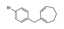 2-[(4-bromophenyl)methyl]cyclohepta-1,3-diene Structure