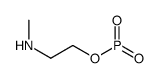 2-(methylamino)ethoxy-oxido-oxophosphanium结构式