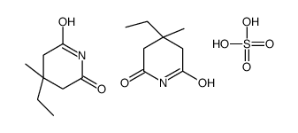 4-ethyl-4-methylpiperidine-2,6-dione,sulfuric acid Structure