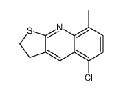 5-chloro-8-methyl-2,3-dihydrothieno[2,3-b]quinoline结构式