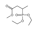 methyl 3-diethoxyphosphorylbutanoate Structure