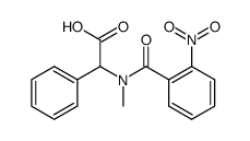 β-methyl-o-nitro-α-phenyl hippuric acid Structure