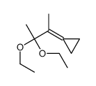 3,3-diethoxybutan-2-ylidenecyclopropane结构式