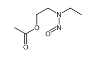 Acetic acid 2-(ethylnitrosoamino)ethyl ester structure