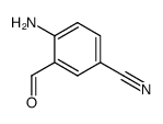 Benzonitrile, 4-amino-3-formyl- (9CI)结构式