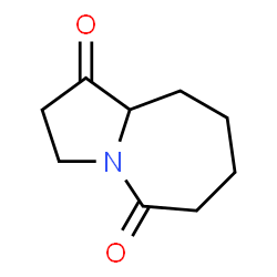 1H-Pyrrolo[1,2-a]azepine-1,5(6H)-dione,hexahydro-(9CI) structure