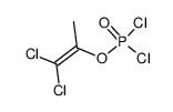 2,2-dichloro-1-methylvinyl phosphorodichloridate结构式