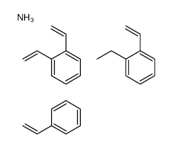 azane,1,2-bis(ethenyl)benzene,1-ethenyl-2-ethylbenzene,styrene Structure