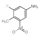 Benzenamine, 3-fluoro-4-methyl-5-nitro-结构式