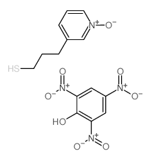 3-(1-oxidopyridin-5-yl)propane-1-thiol; 2,4,6-trinitrophenol Structure