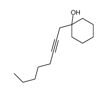 1-oct-2-ynylcyclohexan-1-ol结构式