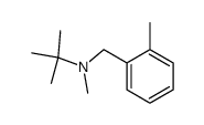 N,2-dimethyl-N-(2-methylbenzyl)propan-2-amine结构式