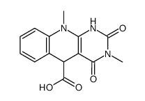 3,10-dimethyl-2,4-dioxo-1,2,3,4,5,10-hexahydropyrimido<4,5-b>quinoline-5-carboxylic acid Structure