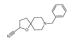 8-benzyl-1-oxa-8-azaspiro[4.5]decane-2-carbonitrile Structure