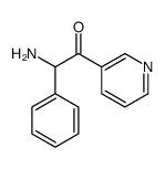 2-amino-2-phenyl-1-pyridin-3-ylethanone Structure