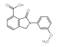 2-(3-METHOXYPHENYL)-3-OXOISOINDOLINE-4-CARBOXYLIC ACID picture