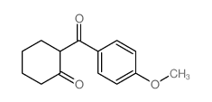 2-(4-methoxybenzoyl)cyclohexan-1-one Structure