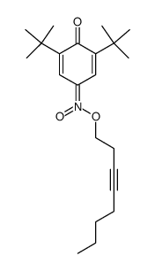 oct-3-yn-1-yl (3,5-di-tert-butyl-4-oxocyclohexa-2,5-dien-1-ylidene)azinate结构式