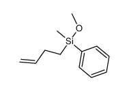 4-(methoxymethylphenylsilyl)-1-butene Structure