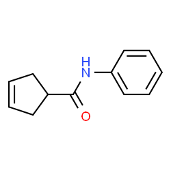 3-Cyclopentene-1-carboxamide,N-phenyl- Structure