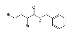 N-benzyl-2,4-dibromobutanamide Structure