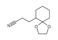 6-(2-CYANOETHYL)-1,4-DIOXASPIRO(4.5)DECANE structure