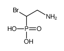 (2-amino-1-bromoethyl)phosphonic acid结构式