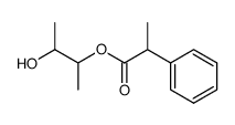 3-hydroxy-2-butyl 2-phenylpropanoate结构式