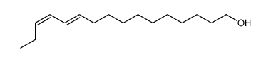 (E,E)-11,13-Hexadecadien-1-ol Structure