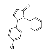 2-(4-chlorophenyl)-1-phenyl-2H-pyrrol-5-one Structure