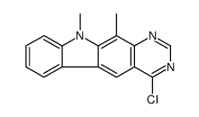 4-chloro-10,11-dimethylpyrimido[4,5-b]carbazole Structure