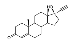 17α-hydroxypregn-4-en-20-yn-3-one Structure