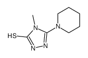 4-methyl-3-piperidin-1-yl-1H-1,2,4-triazole-5-thione Structure