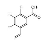 5-ethenyl-2,3,4-trifluorobenzoic acid Structure