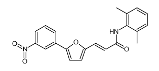 2-Propenamide, N-(2,6-dimethylphenyl)-3-[5-(3-nitrophenyl)-2-furanyl]-, (2E)结构式