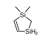 3,3-dimethyl-3,5-disilacyclopentene结构式