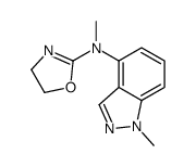 N-methyl-N-(1-methylindazol-4-yl)-4,5-dihydro-1,3-oxazol-2-amine Structure