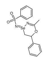 N-[2-Methyl-6-phenyl-5,6-dihydro-4λ4-[1,4,3]oxaselenazin-(4Z)-ylidene]-benzenesulfonamide Structure