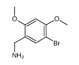 5-溴-2,4-二甲氧基苄胺结构式